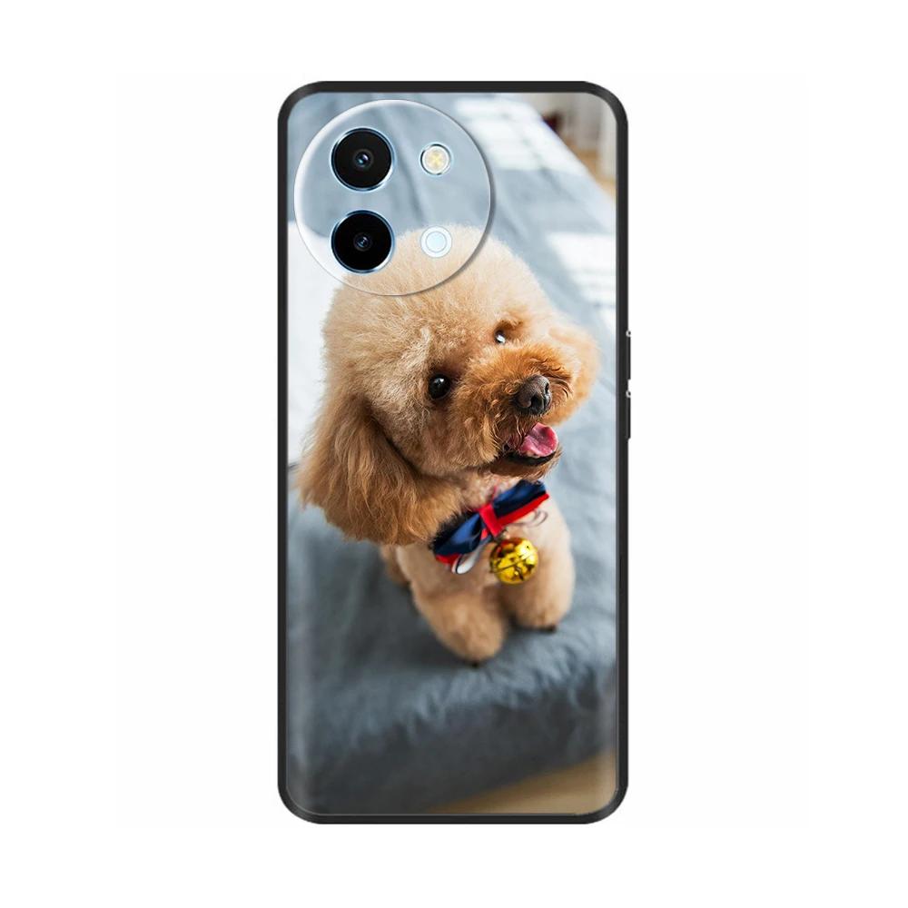 For Vivo Y38 5G Phone Case Cute Fashion Heart Flowers Cases For Vivo Y18 Soft Silicone Bumper Cover For Vivo Y18E Fundas Shells