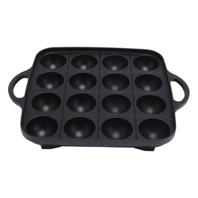 16 Takoyaki Grill Pan Nonstick Grill Pan Cooking Plate Octopus Meatball Grill Pan for Home Kitchen