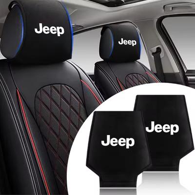 Car Styling Headrest Cover Anti-dirty Seat Pillow Pad For Grand Cherokee Wrangler JK Gladiator Compass Renegade Patriot