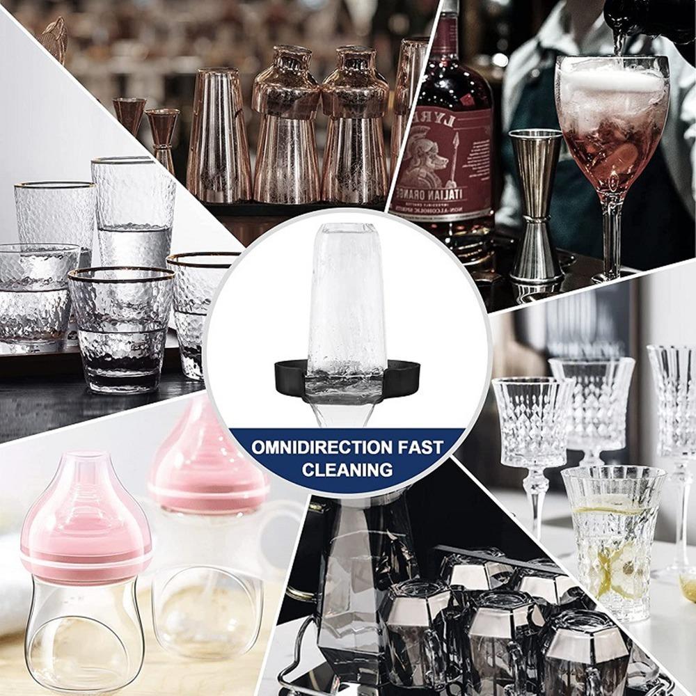 Stainless Steel Cup Washer High Pressure Bottle Cleaning Sprayer Faucet Rinser Kitchen Sink Use