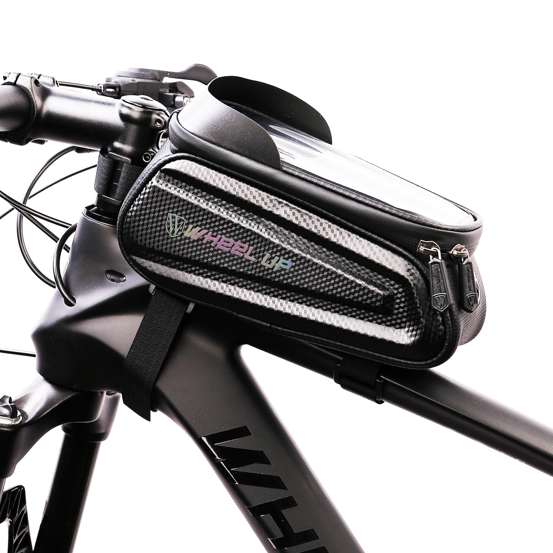 

Bel cuore Bicycle Top Tube Bag, EVA Material, PU & TPU Waterproof, Pressure-Resistant, Dustproof, Fits 6.5-inch Smartphones, bel-250