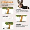 1PC Outdoor Elastic Rope Pull Dog Toy, Tree Stump Pull Toy, Interactive Exercise Game Rope and Chew Rope Toy