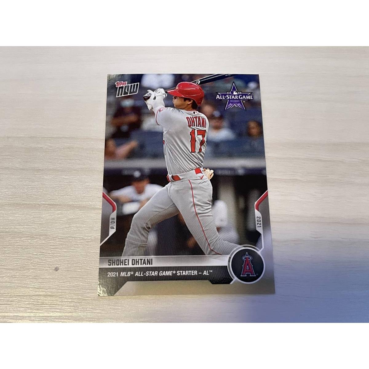 Used Shohei Ohtani 2021 All-Star Game Set - MLB TOPPS NOW - 18-Card Bundle