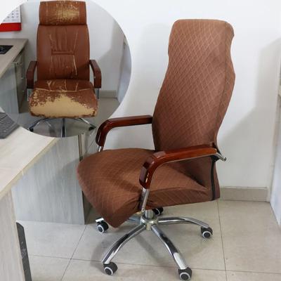 Fleece Elastic Seat Cover for Computer Chair Armchair Slipcover Seat Case Stretch Computer Office Chair Cover Housse De Chaise