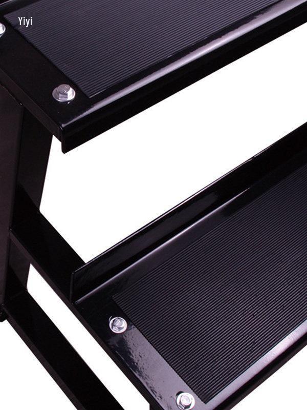 Multi-Functional Adjustable Rack for Kettlebells, Dumbbells, and Barbells - Three-Tier & Double-Tier Storage