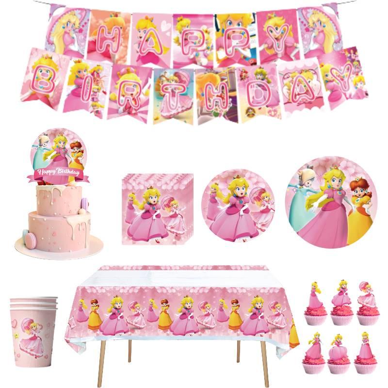 Princess-themed Party Supplies For Pet Birthday Decorations Including Plates And Utensils New Arrival