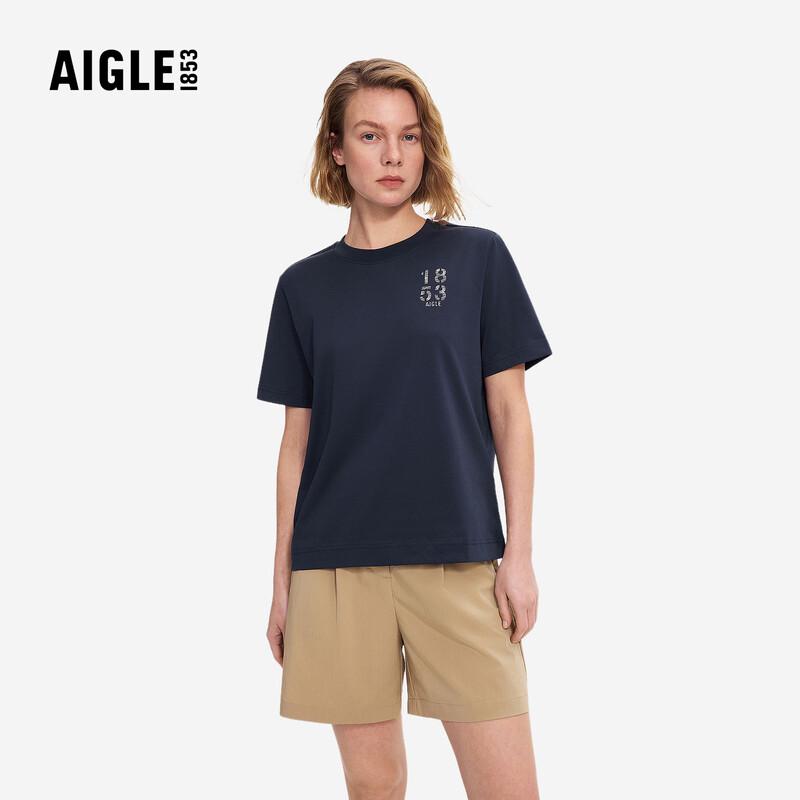 Женская классическая охлаждающая футболка с коротким рукавом AIGLE для активного отдыха L
