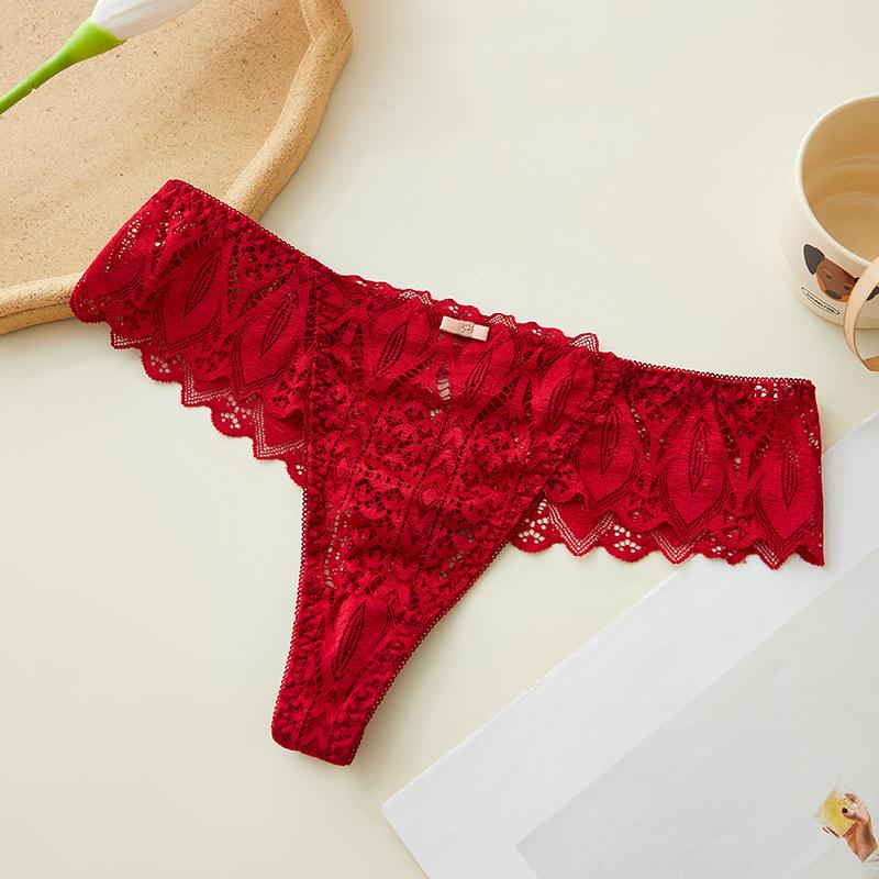 New Sexy Lace Women Underwear Seamless Low-Waist Panties Hollow Out G-String Thongs for Women Comfortable Lingerie Dropshipping