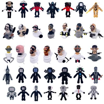 Tuvalet adamı VS monitör adam oyuncakları skibidi tuvalet peluş oyuncak bebek Noel hediyesi Tatil tebrikler Çocuklar için yastık hediye atın