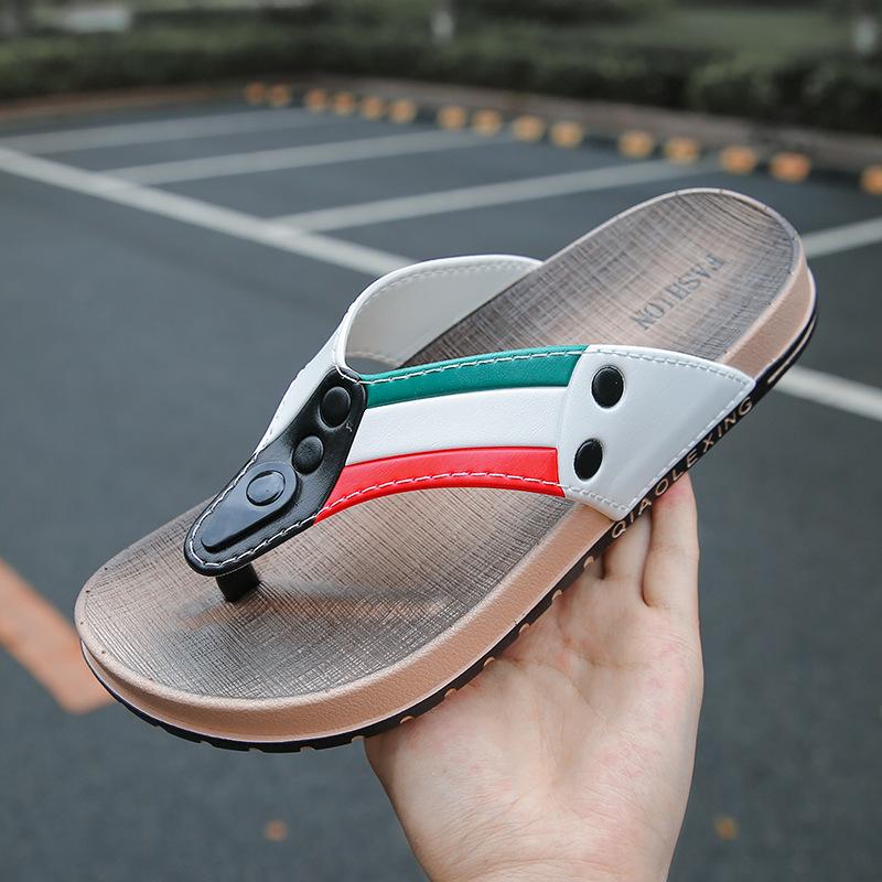 

Мужские летние шлепанцы класса люкс, повседневные вьетнамки, обувь для босиком для мужчин 2024, удобные ПВХ пляжные уличные модные тапочки, обувь 45 белый
