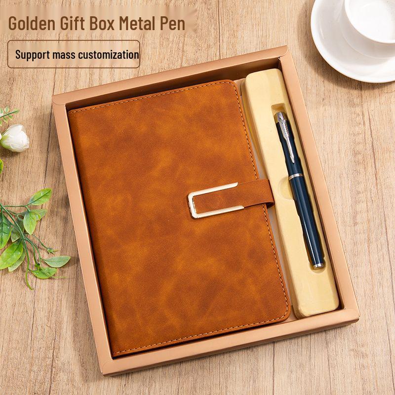 Luxury Logo Notebook Gift Set - Business Pages, Perfect for Corporate Souvenirs