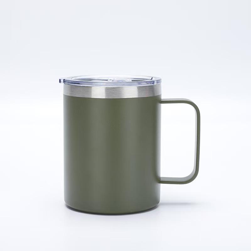 12oz/24oz Double Wall Vacuum Insulated Stainless Steel Mug with Lid