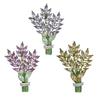 Fashion Crystal Lavender Brooches Pins Women Clothing Wedding Jewelry Party Accessories