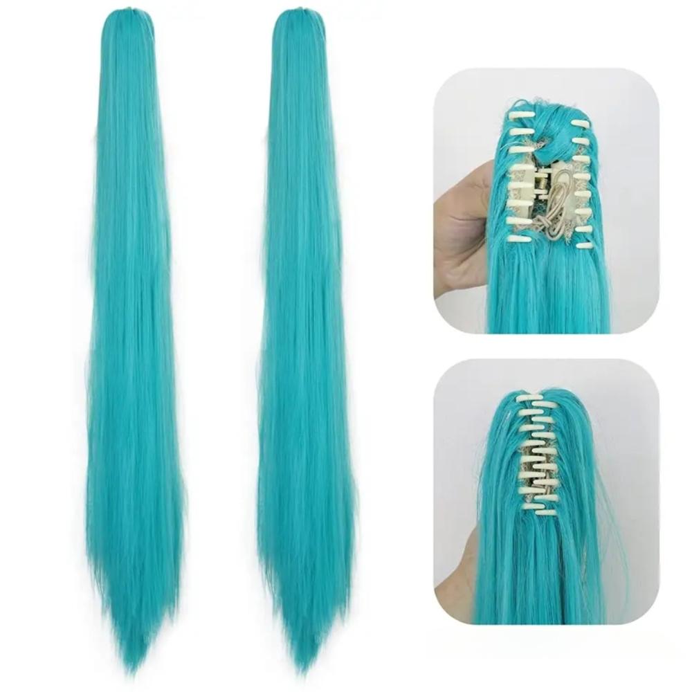 Perücke Haare 110 cm Cosplay Hatsune Miku Vocaloid Anime Manga Seemannskappe