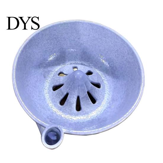 Ceramic Berry Colander Bowl Swirl Washing Bowl, Self Spinning Fruit Vegetable Cleaner with Easy Clean Produce Strainer Drain Holes, 360 Degree Vortex