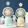 Portable Mini Pocket Cooling Fan  Handheld Fan Cartoon Cute Astronau Small Fan Outdoor Usb Charging Small Fan Gifts