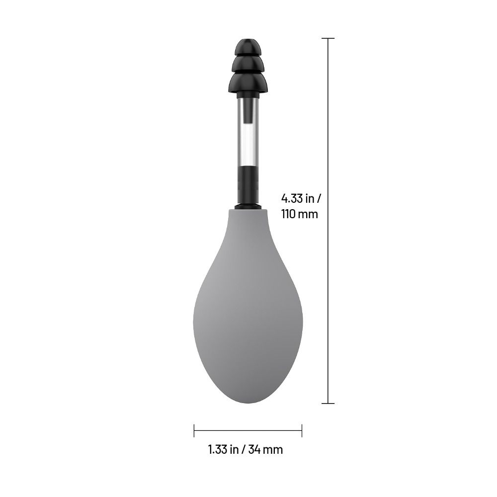 Black Grey Inner Ear Pressure Tool Silicone Relief Suction Device Soft Ear Pressure Tool  Airplane