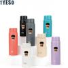 Tyeso 150ml Pocket Insulated Water Bottle Stainless Steel Compact Slim Design High Aesthetic Appeal Cute Perfect for Work Office with Coffee Sticker