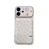 Adorable Cartoon Rabbit Head iPhone Case for 17, 16 Pro Max, 15, and 14 with Girly Heart Design.