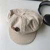 Peaked Brown Girls Japanese Hat Artist Painter Women For Cap Octagonal Corduroy Button School Old Vintage Ricygvm Hats Baseball Caps Autumn Winter