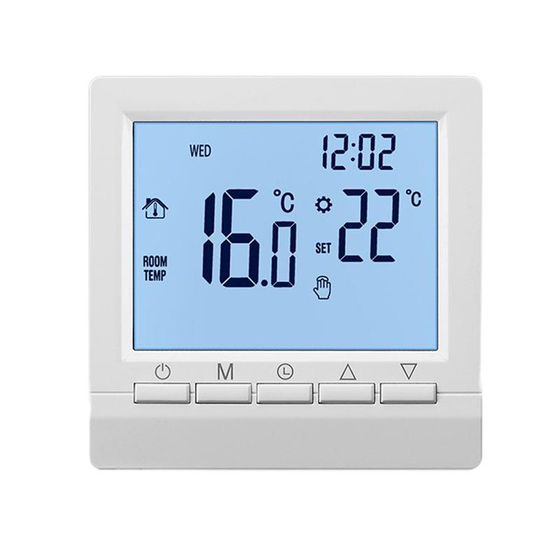 Digital Thermostat For Gas Boiler Room Battery Programmable Heating Temperature Controller Boiler Thermostat Hand Wall Mount