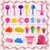 Sandpit Set Beach Toy 31-Piece Set with Folding Bucket & Mesh Bag, Castle & Dessert Shapes, for Sand and Water Play, Suitable for Boys and Girls,