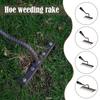5/6/7/8 Teeth Carbon Steel Garden Weeding Rake Weeding Soil Loosening Tools Dethatching Rake for Gardening Harrow Farm Tools