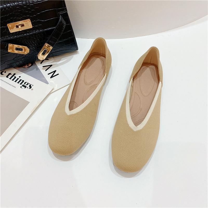 Women's board shoes flat shoes super cute sweet cute cat and dog color fashion with round head shallow mouth tide shoes