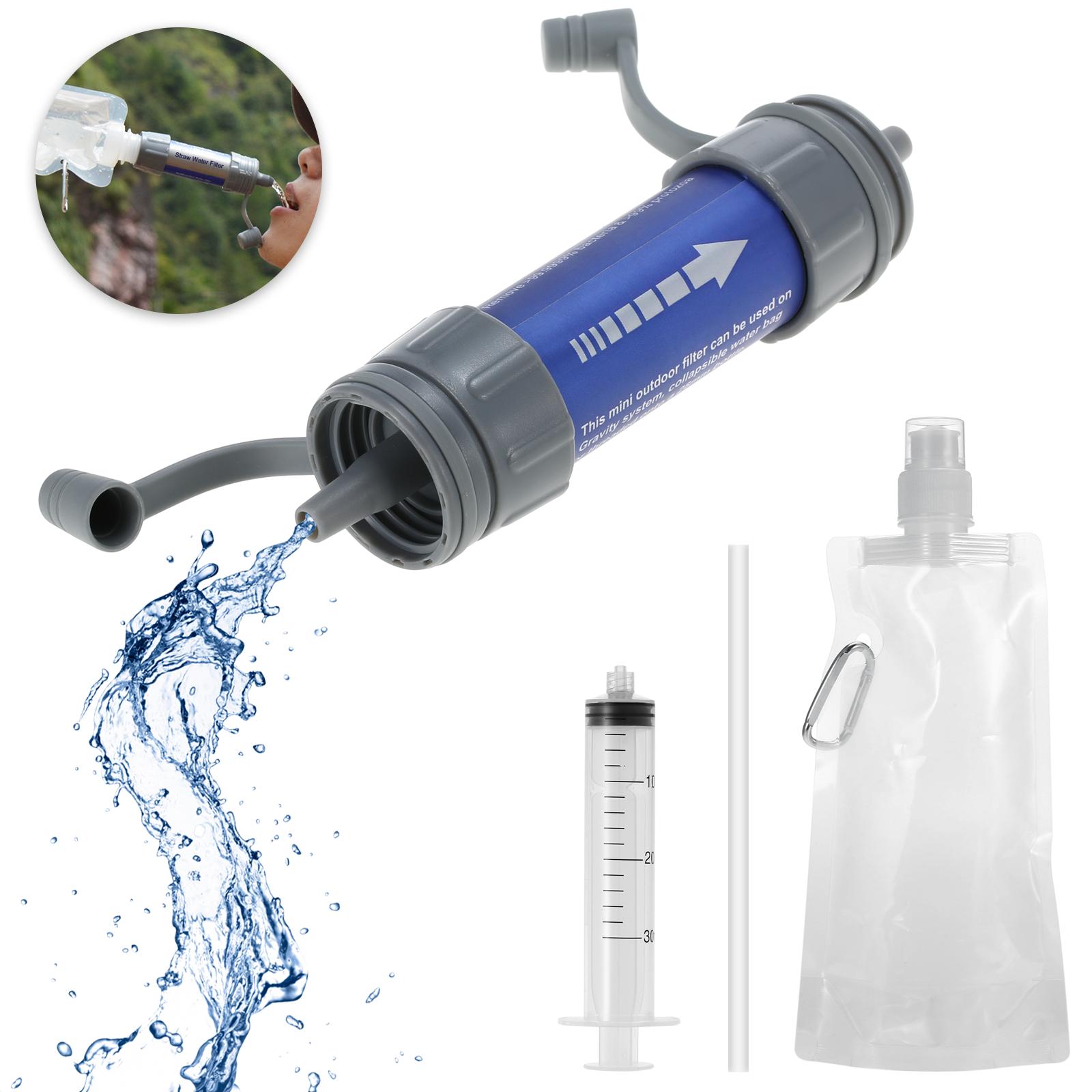 Cannuccia Filtrante Portatile Lixada Per Acqua, Filtro Depuratore Da Esterno Per Campeggio, Trekking E Sopravvivenza, Rimuove Il 99,99% Dei Batteri