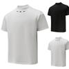 Men's Summer Loose American High Street Style Trendy Metal Decoration Short-sleeved T-shirt
