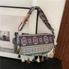 Pattern Tassels Geometric Single Shoulder Crossbody Bag Handbag Fashion Women
