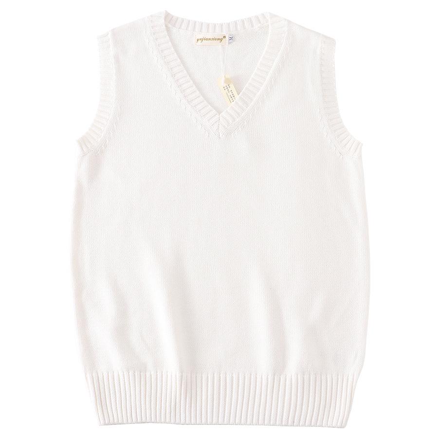 British College Style JK Uniform Vest, Japanese-Inspired Sweater