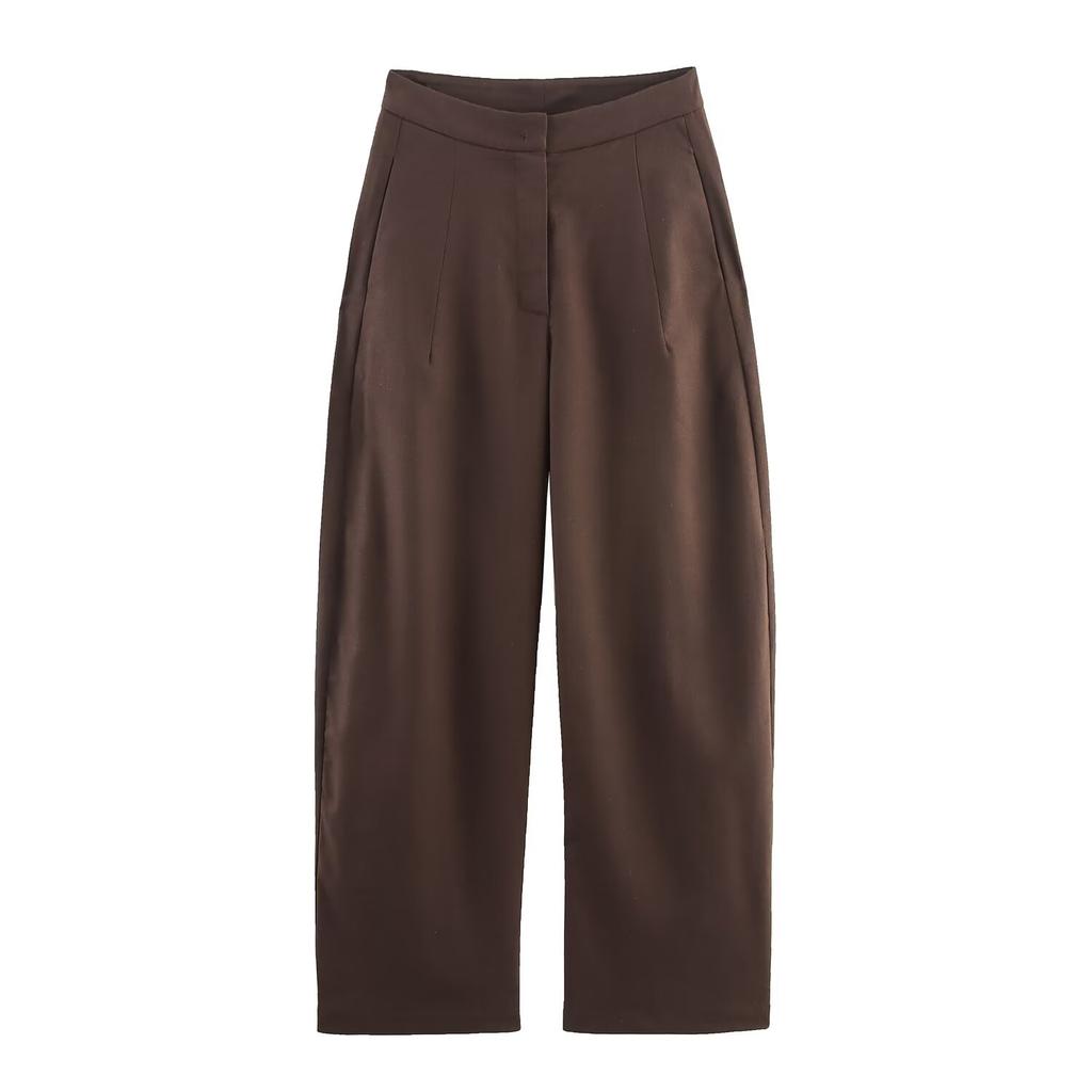 European and American Cross-border Women's Clothing Wholesale Women's Linen Belt Kimono Outerwear Linen Balloon Pants Set