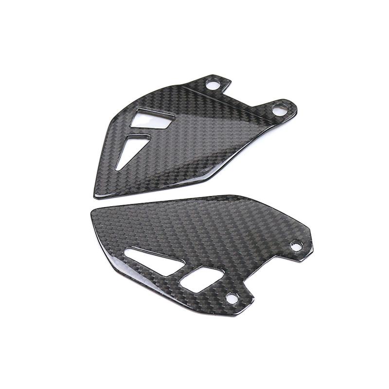 For KAWASAKI ZH2 Z H2 2020 2021 2022 2023 Motorcycle Accessories Heel Guard Rear Footrest Wing Plate 3K Pure Dry Carbon Fiber