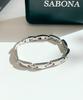 Sabona London 302 Lady Executive Silver Sports Magnetic Bracelet