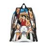 Anime O-One-Piece Fashion Backpack Outdoor Student Business One Piece Daypack for Men Women Laptop Computer Canvas Bags