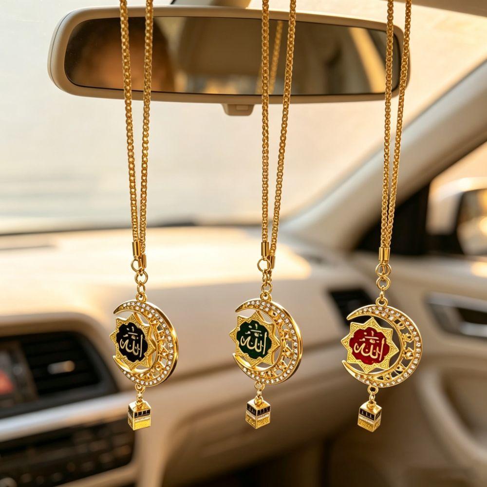 Ornamente Exquisite pentru Interiorul Vehiculelor Ornamente Premium pentru Mașini Agățate Ornament Islamic pentru Mașină Halloween