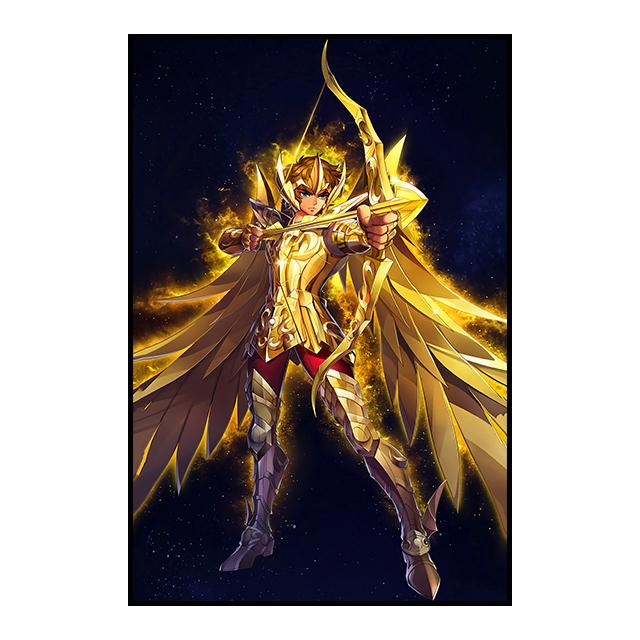 Japanese Classic Anime 12 Saint Seiya Gold Saint, Decoration, Drawing, Wall Painting, Canvas, Painting, Wall Art Prints, Home Decor for the Room