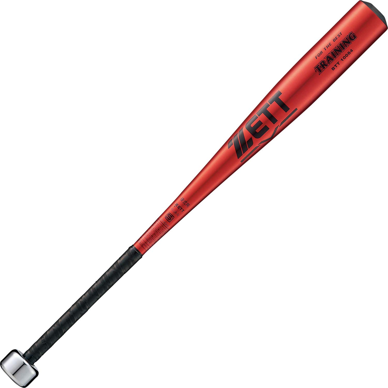 

ZETT Baseball Training Perfect for Made of Super 1750g Average Red Made in BTT10084 Bat, Hitting, Duralumin, 84cm, Weight, (6400), Japan,