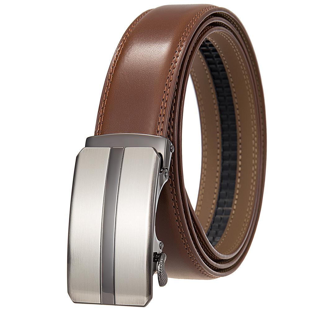 

1 шт. Модный мужской повседневный абразивный ремень с автоматической пряжкой Ly36-3 3051-1 110cm-130cm