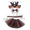 Deer Costume Set with Tutu And Headband for Celebrations