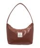 Emis New Enamel Hobo Bag-Brown