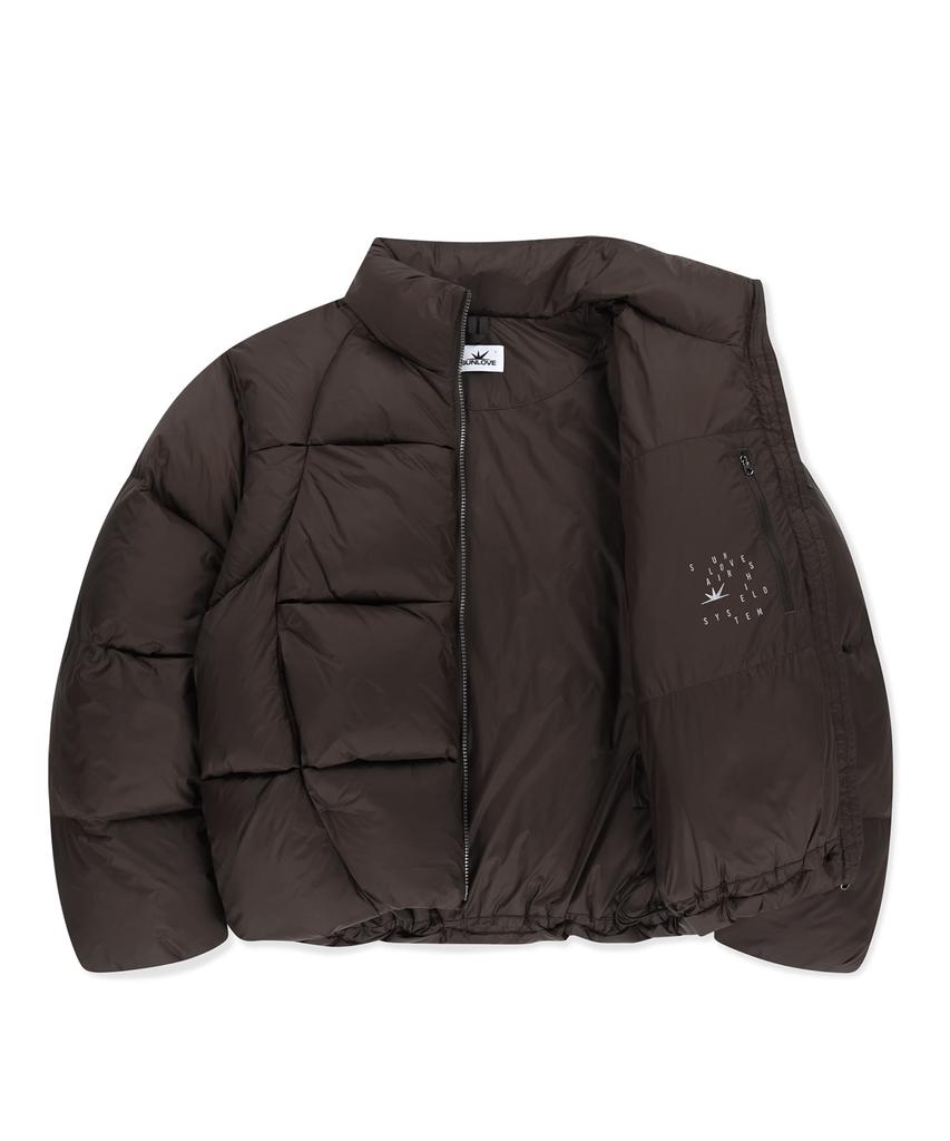 Sunlovetour Toray Slice Down Jacket Brown