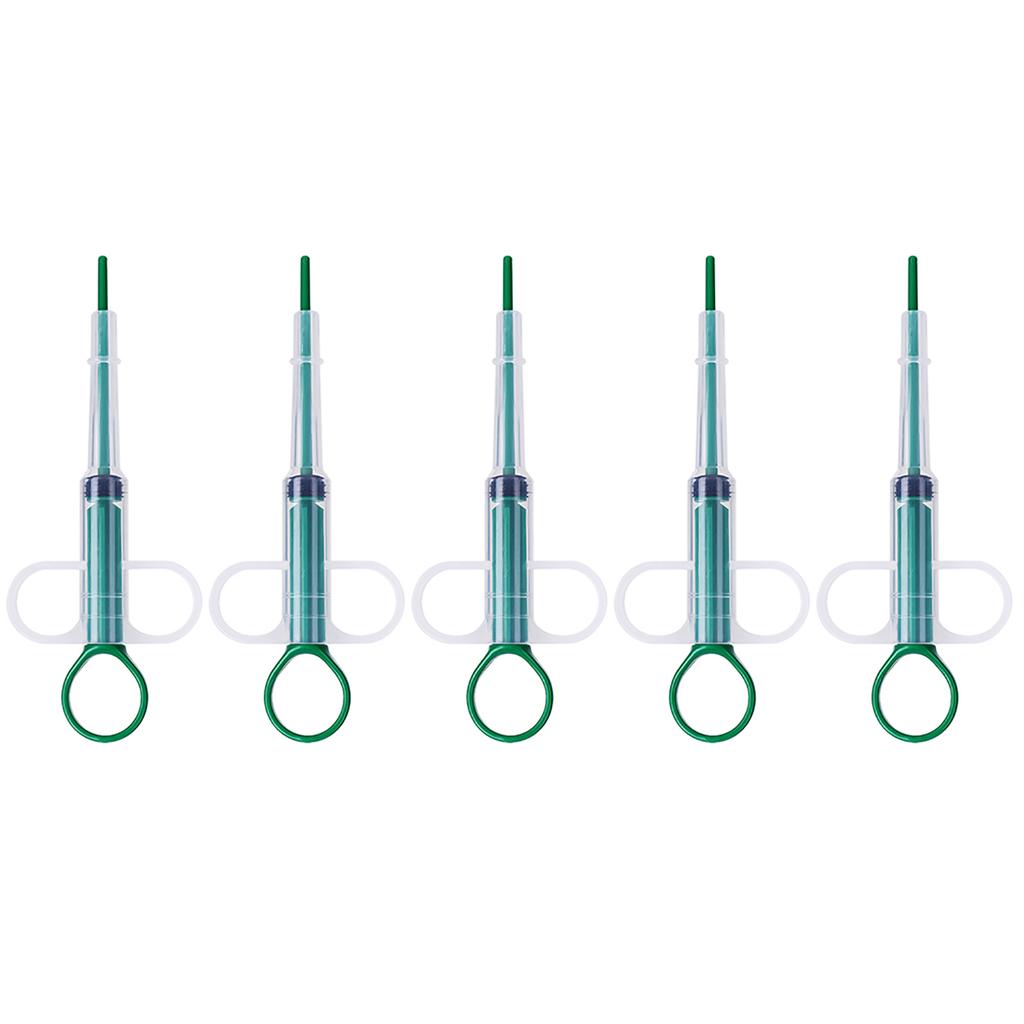 Rundköpfiger Haustier-Medikamentenspender Weichspitzen-Spritze Tropfer-Fütterer für Hunde & Katzen