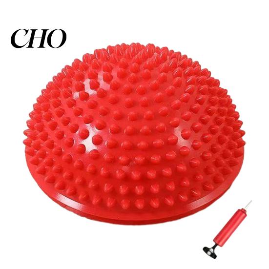 Sensory Development Toy Balance Ball Anti-Slip Thickened Base Hemispheric Massage Design Colorful Non-turning Trainer Preschool Activity Family