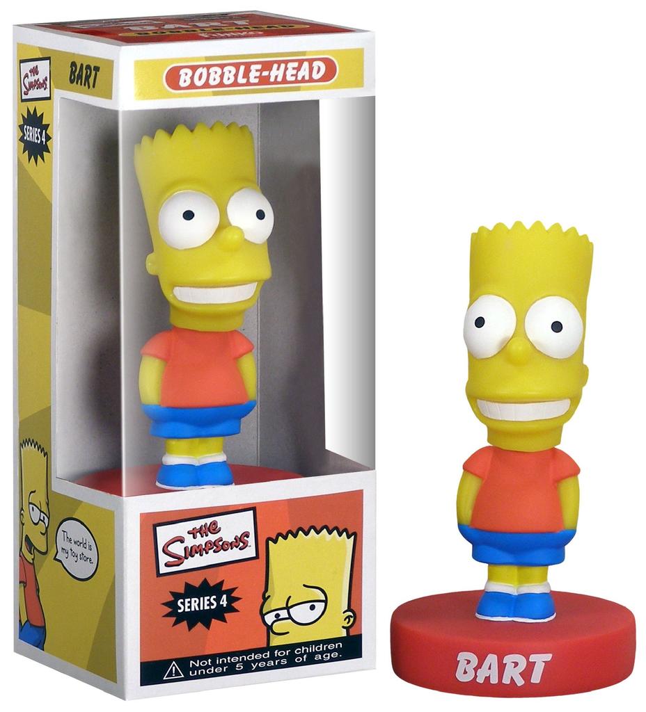 Simpsons Series 4 Bart Simpson Wacky Wobbler