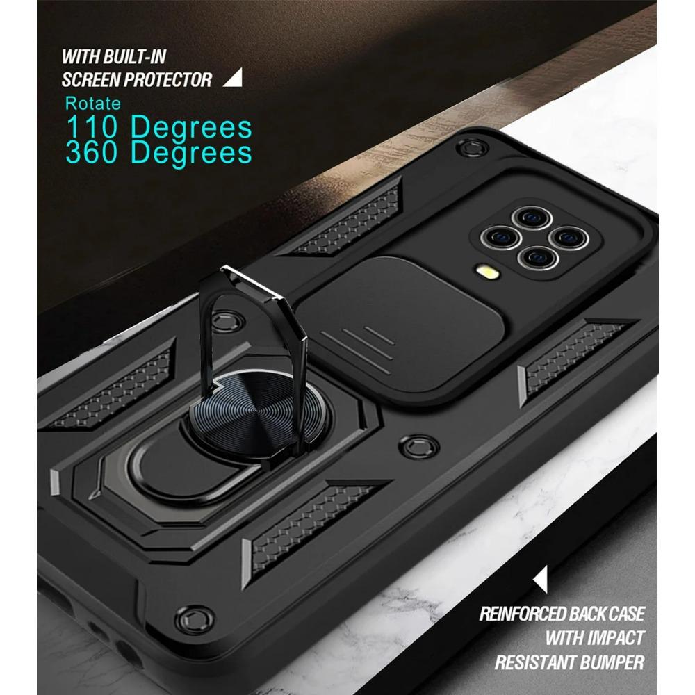 For Xiaomi Redmi Note 9S 9 Pro Max Case Camouflage Magnetic Car Holder Ring Shockproof Armor For Redmi Note 9 Back Phone Cover