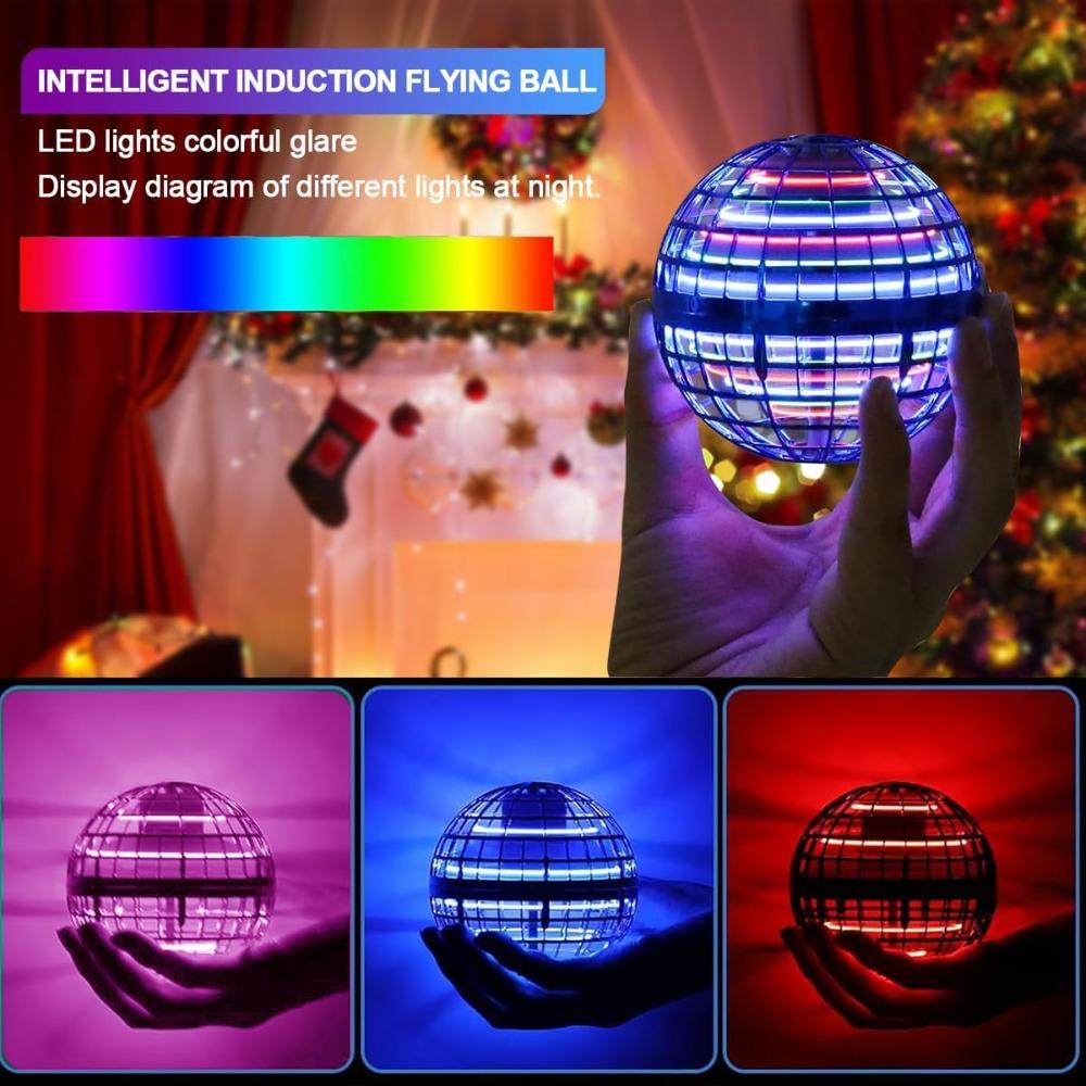 2025 upgraded flying ball toy, hovering spinning ball mini drone - magical floating galaxy flying spinning ball