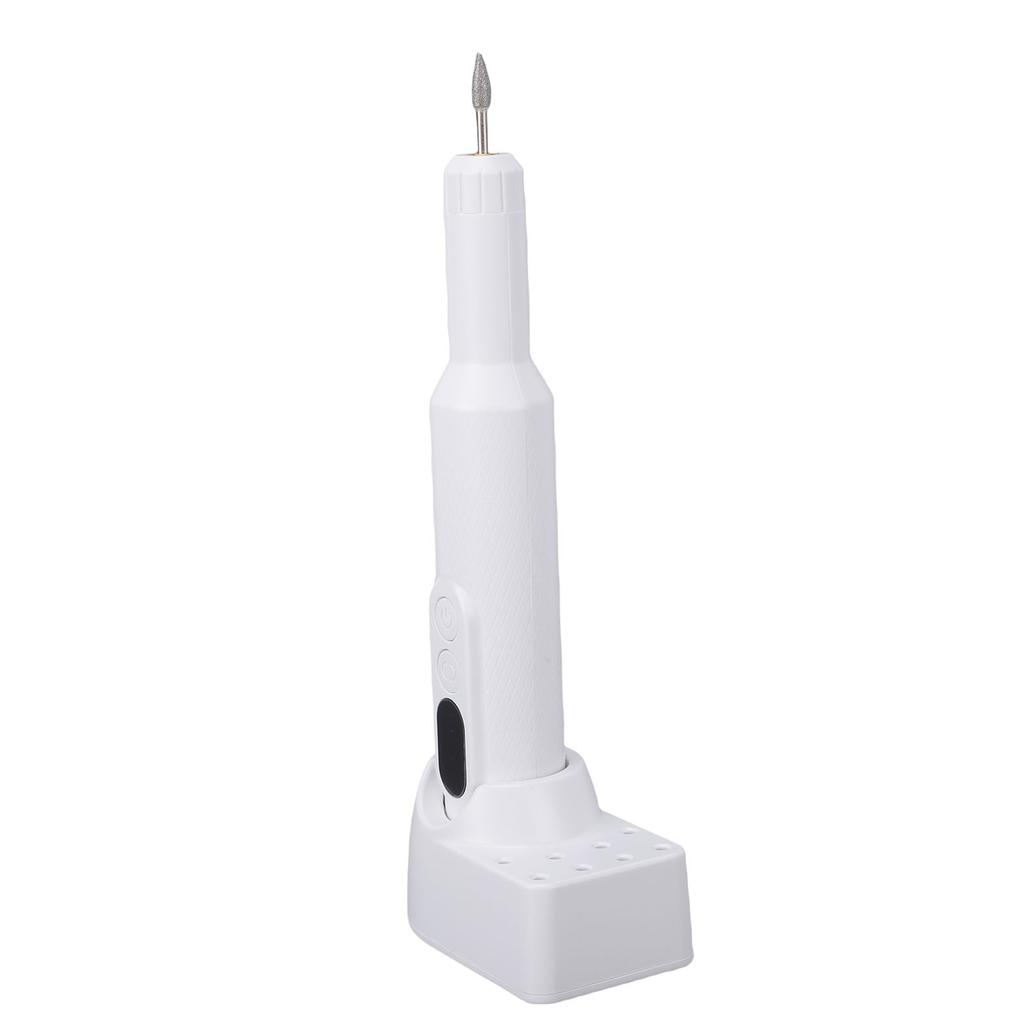 Electric Nail Drill Kit Cordless 18000 RPM LED Display Portable Rechargeable Nail File Machine for Home Salon Use