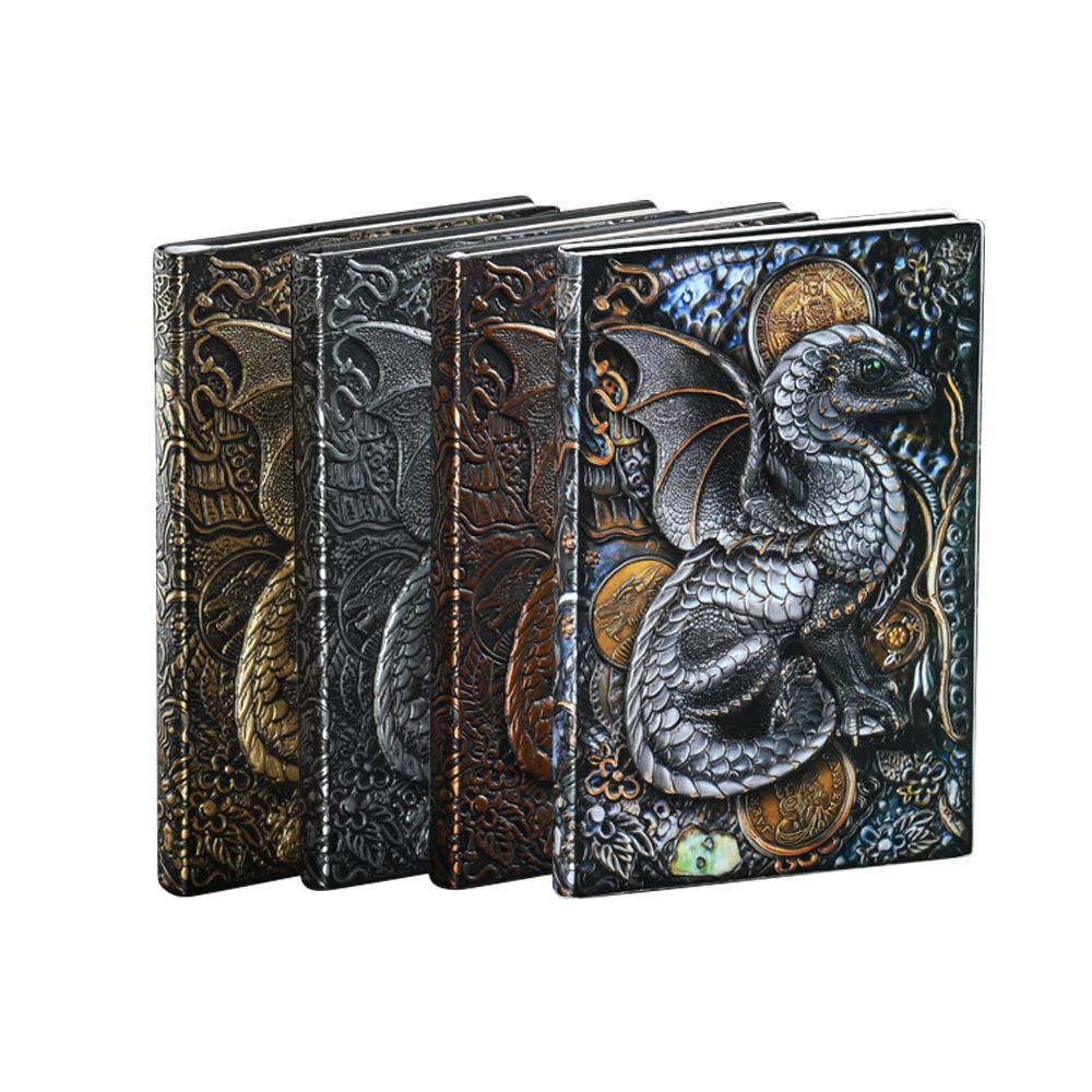 Flying Dragon Embossed Commemorative Writing Notebook Collection